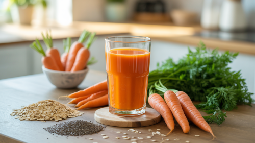 découvrez les bienfaits du jus de carotte : riche en fibres, en bêta-carotène et parfait pour une détox naturelle. améliorez votre santé grâce à cette boisson aux multiples vertus !