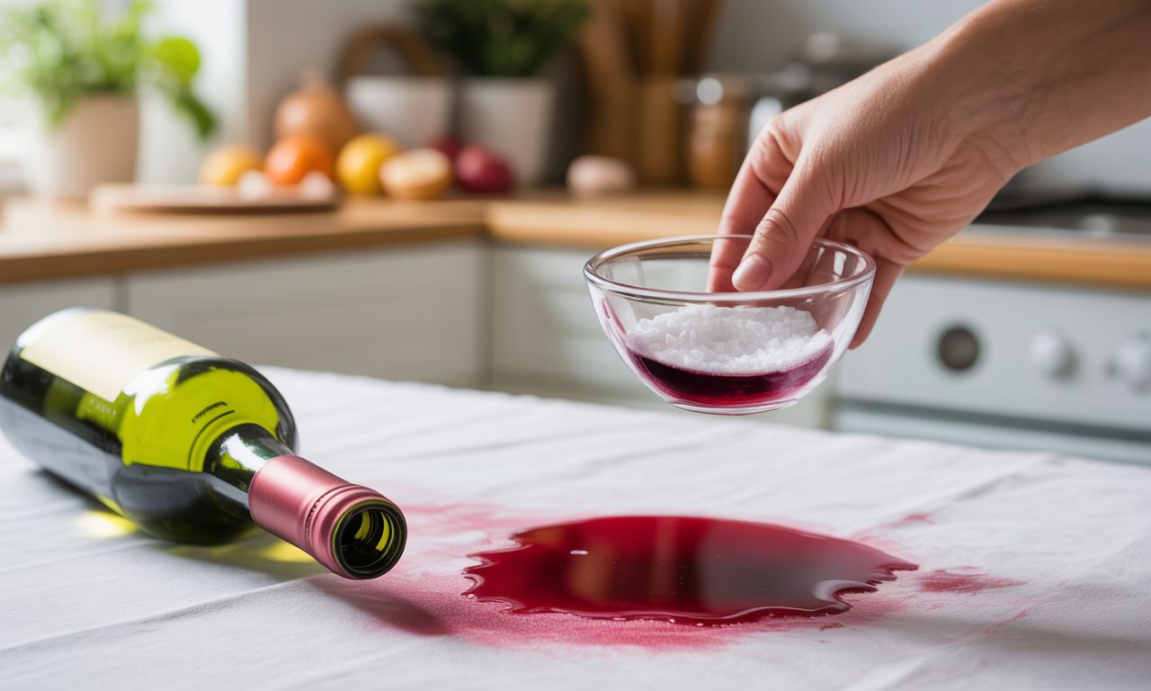 découvrez des méthodes naturelles et efficaces pour éliminer une tâche de vin rouge sans utiliser de produits chimiques. astuces simples à appliquer à la maison !