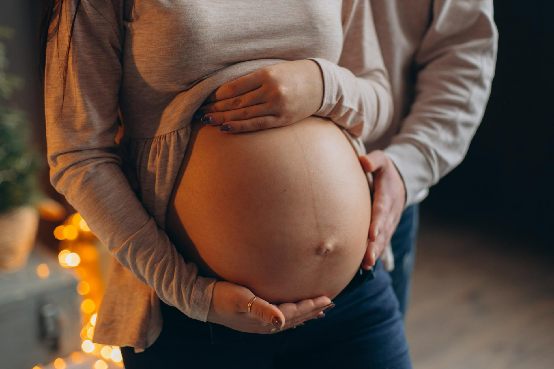 Ventre de femme enceinte