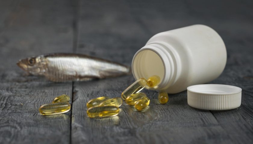 gélules de vitamine d et un poisson