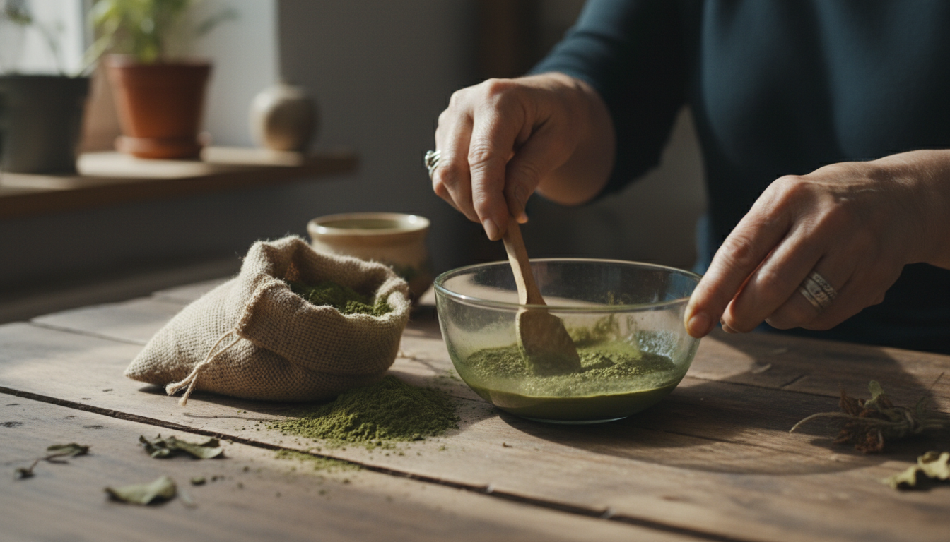 découvrez une recette 100% naturelle et efficace à base de henné pour couvrir les cheveux blancs tout en prenant soin de votre chevelure.