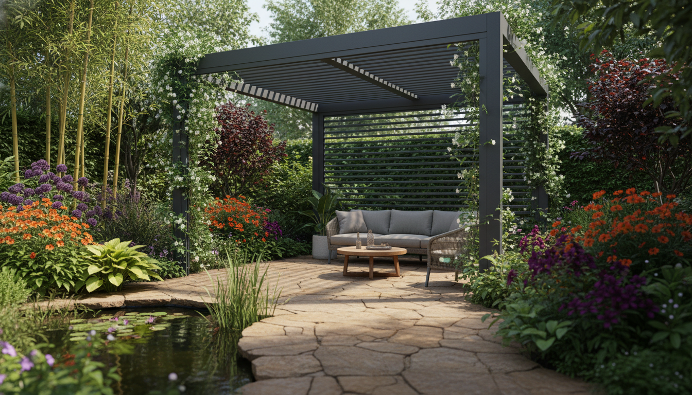 découvrez la pergola bioclimatique, une solution éco-responsable idéale pour sublimer et protéger votre espace extérieur tout en respectant l'environnement.